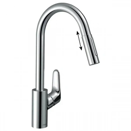 Фото смеситель для кухонной мойки hansgrohe focus 73895000