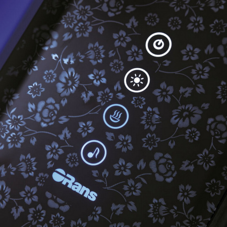 Фото душевая кабина orans sr-89101rs black 100x100 см