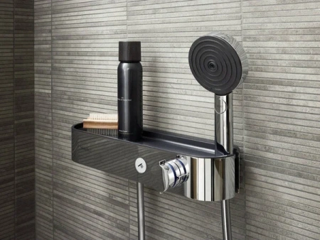 Фото термостатический смеситель для душа hansgrohe shower tablet select 24360670