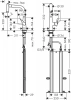 Фото смеситель для кухонной мойки hansgrohe metris 73823000