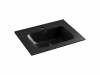 Раковина накладная Ceramicanova Element 61 см, цвет: черный CN7001MB