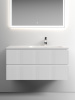 Фото тумба под раковину sancos snob t 100 см, цвет: bianco  snt100rw