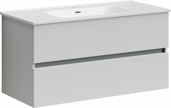 Фото тумба под раковину sancos urban 100 см, цвет: белый ur100w