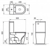 Фото чаша унитаза напольного belbagno flay-r bb2149cpr