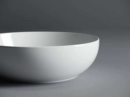 Фото раковина накладная ceramicanova element 37 см, цвет: белый cn6020