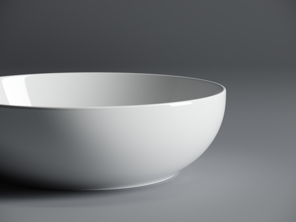 Фото раковина накладная ceramicanova element 37 см, цвет: белый cn6020
