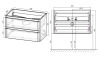 Фото тумба под раковину vincea vico 100 см vmc-2v100gw