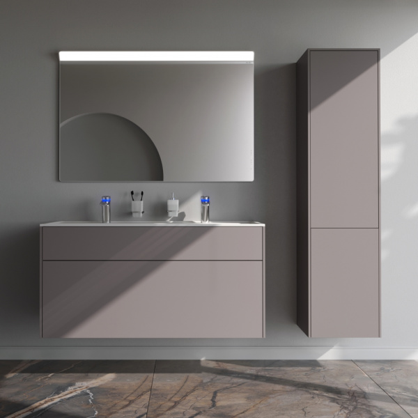 Фото тумба под раковину am.pm inspire v2.0  120 см цвет: серый m50afhx1203egm