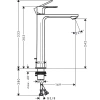 Фото смеситель для раковины hansgrohe rebris s 72580670