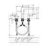 Фото смеситель для раковины hansgrohe finoris 76034670
