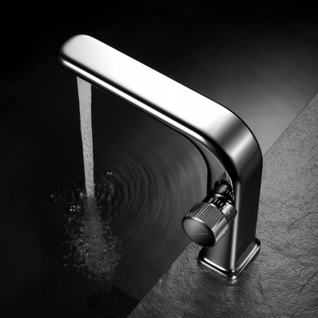 Фото смеситель для раковины black&white u7640