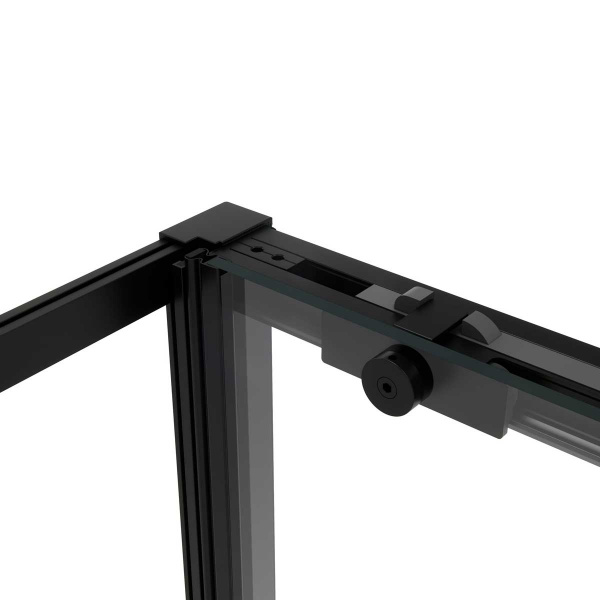 Фото душевое ограждение vincea slim soft 80x100 см  vsr-1ss8010clb