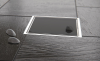 Фото трап точечный pestan confluo standard black glass 15*15 см 13000101