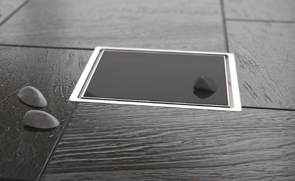 Фото трап точечный pestan confluo standard black glass4 large 15*15 см 13000092