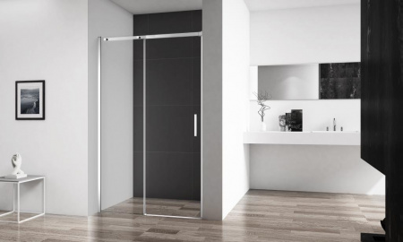 Фото душевая дверь belbagno acqua-bf-1-150-c-cr 150 см