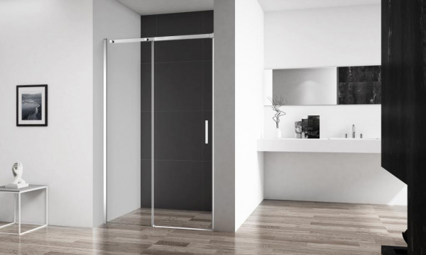 Фото душевая дверь belbagno acqua-bf-1-100-c-cr 100 см