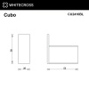 Фото крючок whitecross cubo cu2410bl, цвет: черный