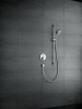 Фото встраиваемый термостатический смеситель для душа hansgrohe showerselect 15744000