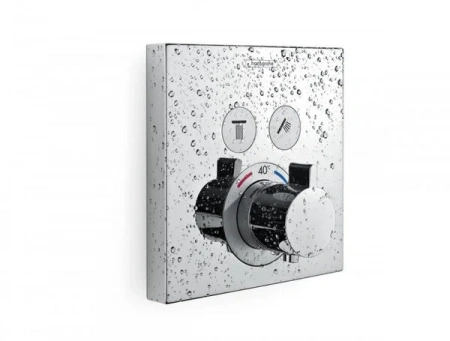 Фото термостатический смеситель для душа hansgrohe shower select 15763340