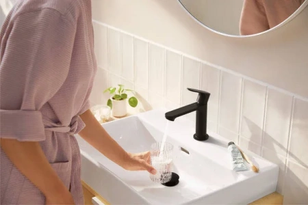 Фото смеситель для раковины hansgrohe rebris s 72520670