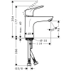 Фото смеситель для раковины hansgrohe focus 31517000