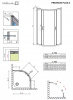 Фото душевое ограждение radaway premium plus a 90x90 см 30403-01-05n