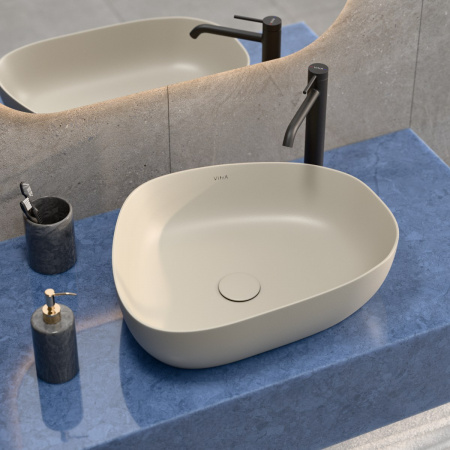 Фото раковина накладная vitra outline recycled 57 см 7991b066-0016