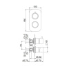 Фото встраиваемый смеситель для душа webert one-b nb860101015