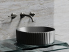 Фото раковина накладная ceramicanova element 36 см, цвет: антрацит cn6057mdh