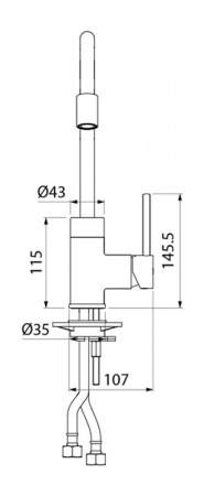 Фото смеситель для кухни iddis kitchen 360 k36sbjbi05