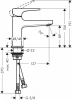 Фото смеситель для раковины hansgrohe metropol 32500670