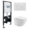 Унитаз с инсталляцией Abber Bequem AC1100T-AC0105-AC0121MW