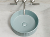 Фото раковина накладная ceramicanova element 36 см, цвет: зеленый cn6057mlg