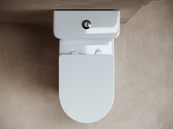 Фото унитаз-компакт, безободковый без бачка ceramicanova fortuna cn9001-b