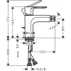 Фото смеситель для биде hansgrohe rebris e 72213670