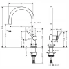 Фото смеситель для кухонной мойки hansgrohe talis 72804670
