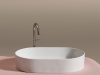 Фото раковина накладная ceramicanova element 60.8 см, цвет: белый cn6048