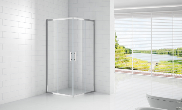 Фото душевое ограждение cezares eco-o-a-2-80-c-cr 80x80 см