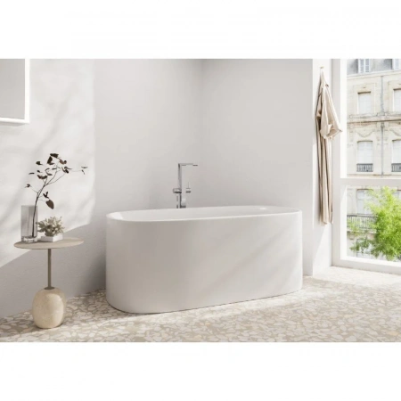 Фото напольный смеситель для ванны hansgrohe tecturis e 73445000