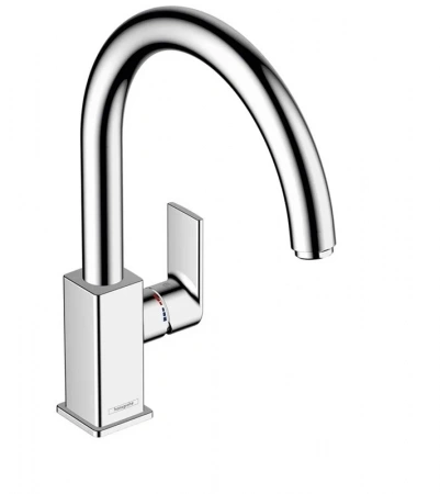 Фото смеситель для кухонной мойки hansgrohe vernis shape 71871000