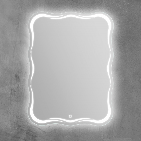 Фото зеркало с подсветкой belbagno 60 см spc-ond-600-800-led-tch