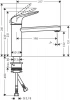 Фото смеситель для кухонной мойки hansgrohe focus 71805000