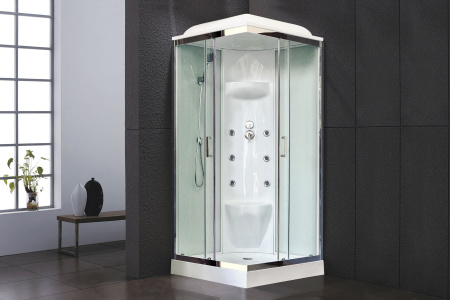Фото душевая кабина royal bath нр rb90hp7-wt-ch 90x90 см