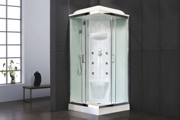 Фото душевая кабина royal bath нр rb90hp7-wt-ch 90x90 см