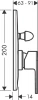 Фото смеситель для ванны hansgrohe vernis shape 71458670