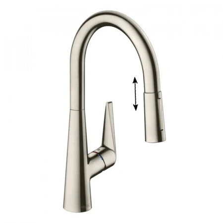 Фото смеситель для кухонной мойки hansgrohe talis classic 73851800
