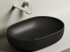 Фото раковина накладная ceramicanova element 60 см, цвет: черный cn6047mb