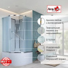 Фото душевая кабина avacan em5010n 100x100 см без крыши