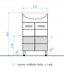 Фото тумба под раковину style line жасмин 55 см лс-00000033