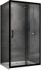 Душевое ограждение Abber Schwarzer Diamant 150x75 см AG30150B-S75B